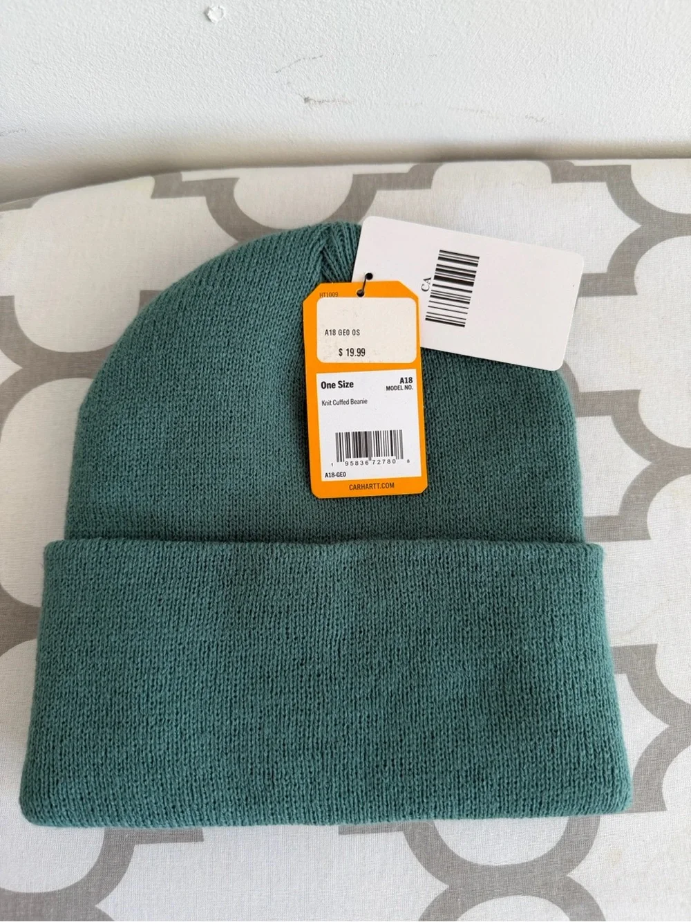 Carhartt Cuffed Knit Beanie in Teal